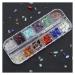 Natural Crystal Rough 12Color/Set Irregular Natural Nail Crystal Stone Sequins Charm Agate Gem Gravel DIY Nail Decoration Bead Crystal