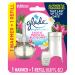 Glade PlugIns Refills Air Freshener Starter Kit Scented and Essential Oils for Home and Bathroom Exotic Tropical Blossoms 0.67 Fl Oz 1 Warmer + 1 Refill