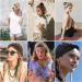 Dacitiery 6 Pack Headbands for Women Wide Soft Ladies Headband Boho Print Leopard Bandanas Fashion Knotted Head Bands for Adult Women Hair Accessories - Buy Online on GoSupps.com