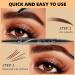 Microblading Eyebrow Pencil Eyebrow Pencil Magical 2-In-1 Eye Brow Pencils For Women With 4-Fork-Tip & Precise Brush-Tip Create Natural Hair-Like Brows Waterproofing Last All-Day (04#) - Buy Online on GoSupps.com