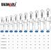 RIKIMARU Fishing Swivels Duo Lock Snap Ball Bearing Stainless Barrel High Speed Rotating Silvery 0#-30LB-50pcs - Buy Online on GoSupps.com