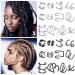 OIIKI 48Pcs Hair Braids Cuffs - Metal Hair Rings for Dreadlock Punk Hair - Non-Piercing Ear Clips - Hair Styling Accessories - Buy Online on GoSupps.com