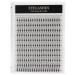 Dedila 220Pcs -Long Stem 14D Wide Fans Premade Volume Eye Lashes Extensions Thin Base Natural Long Individual False Eyelashes Soft and Lightweight Cluster Lashes 10-18mm to Choose (18mm)