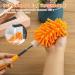 FCSHFC Chenille Feather Duster Anti-Static Dusters for Cleaning Extendable Bendable Washable Mini Dusters for Car Computer Fan Furniture(Orange) - Buy Online on GoSupps.com