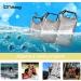 IDRYBAG Clear Waterproof Dry Bag 2L/5L/10L/15L/20L - Lightweight Dry Sack for Water Sports - Ideal for Kayaking, Boating, Swimming - Black Caffeine - Buy Online on GoSupps.com