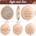 Chunful 3-Piece Magnifying Compact Cosmetic Mirror Set | 2.75 Inch Round Pocket Makeup Mirror | Travel Handheld Compact Mirror | Engraved Purse Mirrors with Inspirational Quote | Rose Gold - Buy Online on GoSupps.com