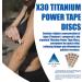 Phiten X30 Titanium Power Tape Discs - 50 Round Water-Resistant Athletic Discs for Muscle & Joint Support - Buy Online on GoSupps.com