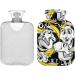 Naanle Transparent Banana Monkey Skull Hot Water Bottle 1L | Bed & Hand/Foot Warmer for Pain Relief & Heat Therapy - Buy Online on GoSupps.com