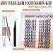 Lash Clusters Kit - Fox Eye Manga Lash Extensions | Natural Wispy Cat Eye DIY Lashes with Bond & Seal Applicator | International Shipping Available - Buy Online on GoSupps.com