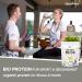 Alpenpower Bio Whey Protein Banana 1 kg - Organic 100% Natural CFM Protein Powder - High-Quality Additive-Free Alpine Milk - Buy Online on GoSupps.com