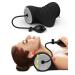 Neck Stretcher with Height Adjustable,Neck and Shoulder Relaxer Portable Cervical Traction Device Neck Posture Corrector Chiropractic Pillow for TMJ Pain Relief and Cervical Spine Alignment-Grey