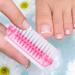 Relaxdays Nail Brush Set of 8 - Double-Sided Hand Brushes with Hard Bristles | Colorful Durable Plastic | Perfect for Nail Care - Buy Online on GoSupps.com