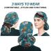 ABAMERICA Satin Lined Scrub Cap with Button & Ponytail Holder - Adjustable Long Hair Hat for Women - Buy Online on GoSupps.com