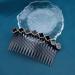 Aneneiceera Bride Wedding Hair Comb Clip Black Hair Side Combs Four-Leaf Clover Hair Comb Hair Tools Decorative Daily Wearing Hair Piece Hair Accessories for Women and Lady Girls(Style A) - Buy Online on GoSupps.com