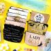 10 Pieces Letters Makeup Bags Cosmetic Pouch Travel Organizer Toiletry Bag - Gold & Pink Style for Women Girls - Perfect Christmas Gift - Buy Online on GoSupps.com