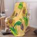 YYHHAOFA Sunflower Seeds and Sunflowers Picture Flannel Blanket 66x90 in Thick : Skin-Friendly Warm and Comfortable Easy Care and Durable Black Thick - Buy Online on GoSupps.com