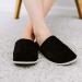 MODLUX Cotton Velvet Closed Toe Spa Slippers - 12 Pairs with Travel Bags | Non-Slip Disposable Slippers for Home, Hotel, Commercial Use - 6 Medium/6 Large, 12 Pack Combo Black - Buy Online on GoSupps.com