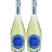 Crystal Canyon Sparkling Non Alcoholic Champagne Style Wine, 25.4oz (2 Pack), Zero Alcohol, Made From White Grapes, No Added Sugar, Kosher
