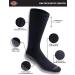Dickies Men's 6-Pack Dri-Tech Moisture Control Boot-Length Socks, Size 6-12, Black - Buy Online on GoSupps.com