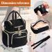 Nail Polish Organizer Holds 70 Bottles with Nail Lamp Bag - Travel Nail Polish Case with Tools Storage Pockets - Black (Patent Pending) - Buy Online on GoSupps.com