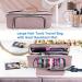 Large Hair Tools Travel Bag - 2in1 Organizer for Hair Dryer Flat Irons & Makeup Essentials - Large Pink - International Shipping Available - Buy Online on GoSupps.com
