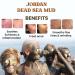 WildOak Dead Sea Healing Mud Mask | 2% Niacinamide Calendula & Zinc Oxide | Paraben & Sulphate Free | Blemish Treatment & Skin Tone Evenness | All Skin Types | 3.52 oz - Shop Now - Buy Online on GoSupps.com