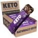 Keto Collective Keto Bars - NEW RECIPE - 15x40g I 2.8g Net Carbs I Low Carb Snacks I High Fibre I Natural Ingredients I Source of Protein I Keto Snacks I Gluten Free I Vegan (Choc) Choc Sea Salt