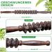Premium Wooden Fascia Roller & Massage Scooter for Muscle Relaxation | Beech Wood Gua Sha & Anti-Cellulite Tool - Buy Online on GoSupps.com
