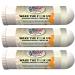 WildER Essentials 3 Pack of Wake The f Up Aromatherapy Nasal Inhalers Made with Premium Grade Essential Oils to Help Keep You Awake and Energized