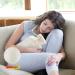 2L Premium Natural Rubber Hot Water Bottle with Faux Fur Cover - Pain Relief & Gift Idea - White 1Pcs - Buy Online on GoSupps.com