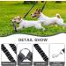 cobee Double Dog Leashes 360 Swivel Rotation No Tangle Dual Dog Lead Splitter with Adjustable Length Buckle Double Dog Walking & Training Leash No Slip Leash for Outside Running(Black) - Buy Online on GoSupps.com
