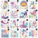 144 Mermaid Temporary Tattoos - Party Favors & Supplies | Waterproof Tattoo Stickers in 16 Styles - Buy Online on GoSupps.com