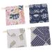 Beavorty 4pcs Pad Bag Small Period Bag Napkin Bag Storage Bag Organizer Menstrual Pad Small Age Girl Cotton Linen Carry Period Pouch Period Pad Bag Tampon Bag