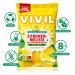 Vivil Lemon Balm Multivitamin Candies - Sugar-Free Vegan 15 Bags with 8 Vitamins Refreshing Lemon Melestry Flavor - International Shipping Available - Buy Online on GoSupps.com