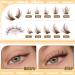 PHKERATA Brown Cluster Lashes Kit - Individual Eyelashes C Curl Extension Set with Glue, Seal, and Tweezers - Buy Online on GoSupps.com