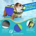 VavoPaw Small Dark Blue Dog Life Jacket with High Buoyancy and Rescue Handle - Adjustable Ripstop Safety Vest for Swimming and Boating - Reflective Stripes for Ultimate Visibility - Buy Online on GoSupps.com