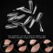 500 Pieces Acrylic Artificial Nail Tips - Ballerina Press-On Nails in 10 Sizes with Clear Box Nail Glue & Brush | International Shipping - Buy Online on GoSupps.com