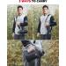 Buy Kemimoto 750ml/950ml/1.2L Water Bottle Holder - Adjustable Shoulder Strap Perfect for Hiking Camping & Fishing - Durable Black Bag - Buy Online on GoSupps.com