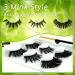 EARLLER 6D Magnetic Eyelashes with Eyeliner Kit - Reusable Mink Lashes, Long & Natural Look, No Glue Needed - 3 Pairs - Buy Online on GoSupps.com