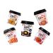 Yopokki 5 Pack Mix rice cake in the cup - Korean Instant Rice Cake Cups - Top 5 Korean rice cake - Spicy & sweet & beans & garlic & kimchi - OG Asia - 635 G