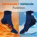 IceHOF Cooling Socks with Gel Cold Therapy - Enhance Comfort for Chemo Rheumatism | Unisex Size S (34-37) - 1 Pair with 4 Cooling Packs - Buy Online on GoSupps.com