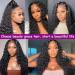 BeautyGrace 24 Inch Deep Wave Brazilian Virgin Human Hair Lace Front Wig - Natural Color for Fashion Women - Buy Online on GoSupps.com