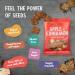 Healthy Snacks by Pep & Lekker - Baked Seed Snacks - Cumin & Linseed (12 x 30g) - Plant-Based Snacks - No Added Sugar - High Fibre - Vegan - Buy Online on GoSupps.com