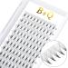 Eyeline fan 10D-D0.07-Mix9-15 Empty eyelashes compartment 0.07 eyelash extensions Volume eyelashes b & q eyelashes C D Curl black (10d-D 07.9-15mix) 10D-D-07-15Mix