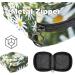 Buy Stylish Menstruation Pad Bag with Zipper | Women's Napkin & Tampon Collecting Bags - Daisy & Chamomile Design - Buy Online on GoSupps.com