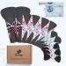 Rovtop 12 Pcs Reusable Sanitary Pads Washable Cloth Menstrual Towels - 4 Sizes with Mini Portable Bag - 13 Piece Set - Buy Online on GoSupps.com