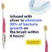 MouthWatchers Pink Travel Toothbrush - Floss Bristle Silver - Doctor Plotka's Design - Buy Online on GoSupps.com