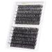 ALICE DIY Lash Clusters - 240PCS Natural 40D D Curl Eyelash Extensions | Faux Mink Individual Lashes (14-20mm - Buy Online on GoSupps.com
