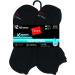 Hanes Men's X-temp Cushioned No Show Socks (12 Pairs, Size 6-12) - Black - Buy Online on GoSupps.com