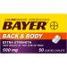 Genuine Bayer Aspirin 325mg Coated Tablets Pain Reliever with Lifesaving Benefits 50 Count